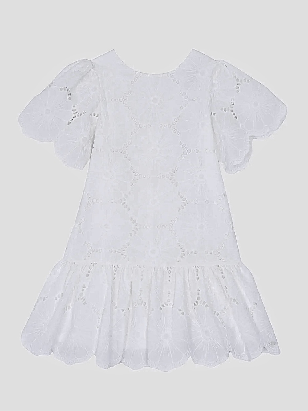 NWOT Tartine et Chocolat Eyelet Ruffle Dress